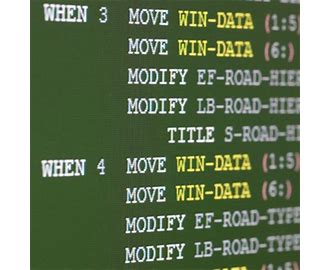 COMMON BUSINESS ORIENTED LANGUAGE COBOL