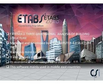 Extended Three Dimensional Analysis and Design of Building Systems ETABS