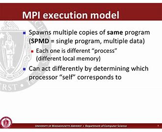 Single Program, Multiple Data SPMD